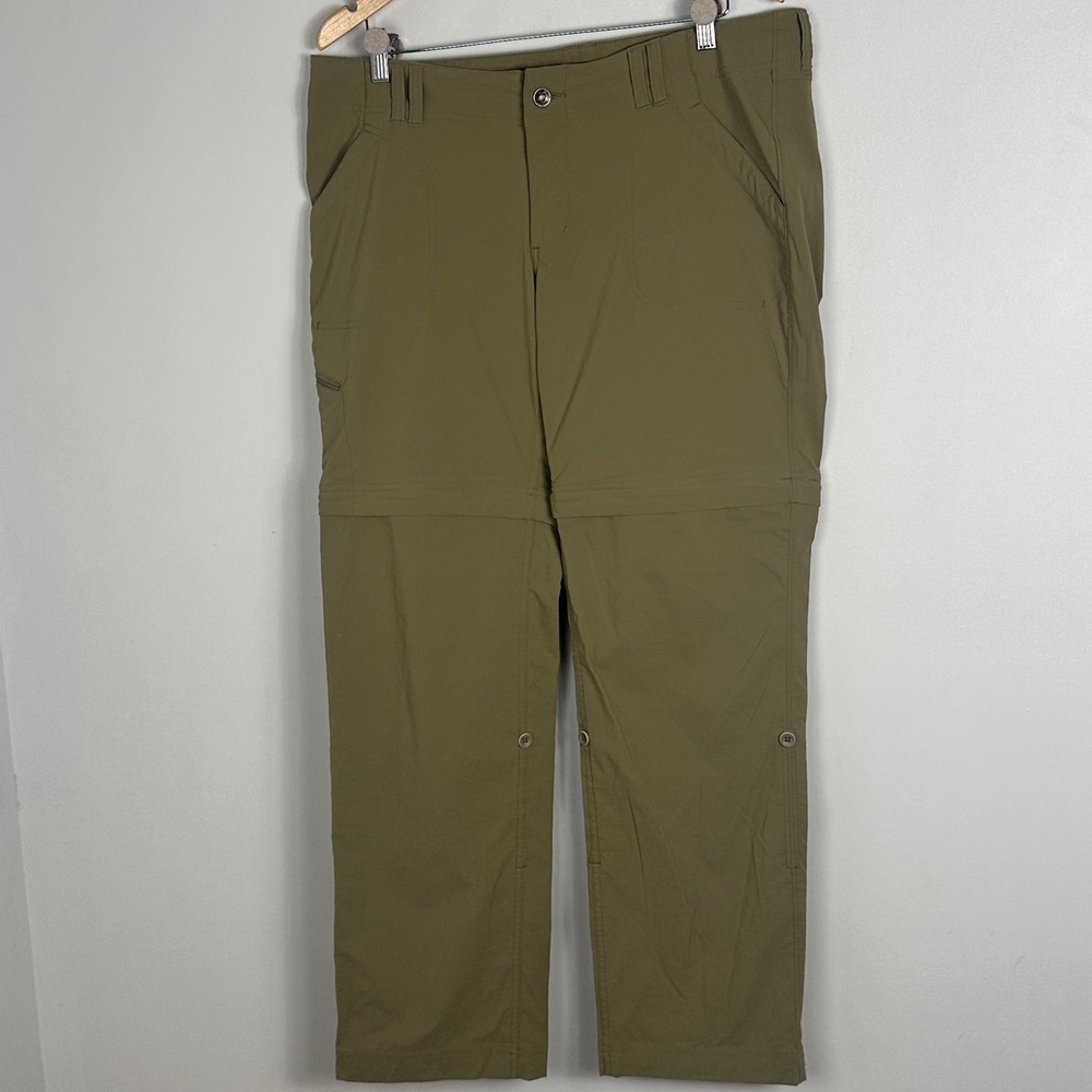 Marmot Convertible High‎ Pants Womens Size 12 Straight Leg F59100 Beige Gorpcore